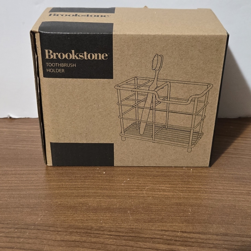 Brookstone Wire Frame Toothbrush Organizer